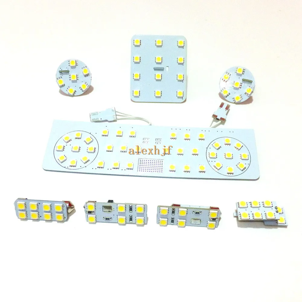 

July King 8 pcs/lot, LED Car Interior Reading Lights Case for Volkswagen Passat B6 Magotan 2007~ON, 5050 SMD 6000K