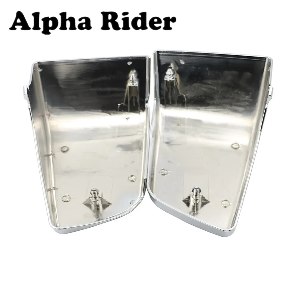 Chrome Батарея сторона обтекатель Обложка для Honda Shadow ACE750 VT400 1997-2003 ACE VT 750 400