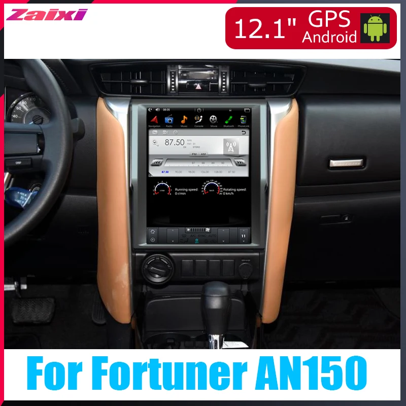 

ZaiXi Android Car Multimedia GPS For Toyota Fortuner AN150 2016~2017 Radio vertical screen tesla screen Radio Video USB DAB+