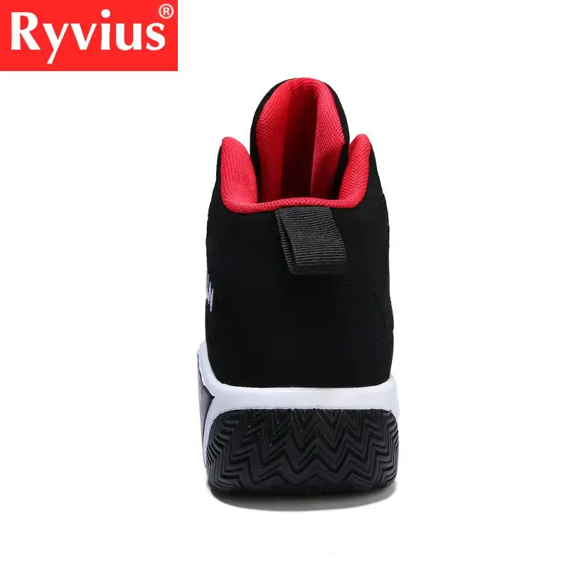 Ryvius 2018 حار الرجال حذاء كرة السلة بو تنفس في الهواء الطلق أحذية رياضية صدمة امتصاص كرة السلة أحذية تدريب كبير حجم 48