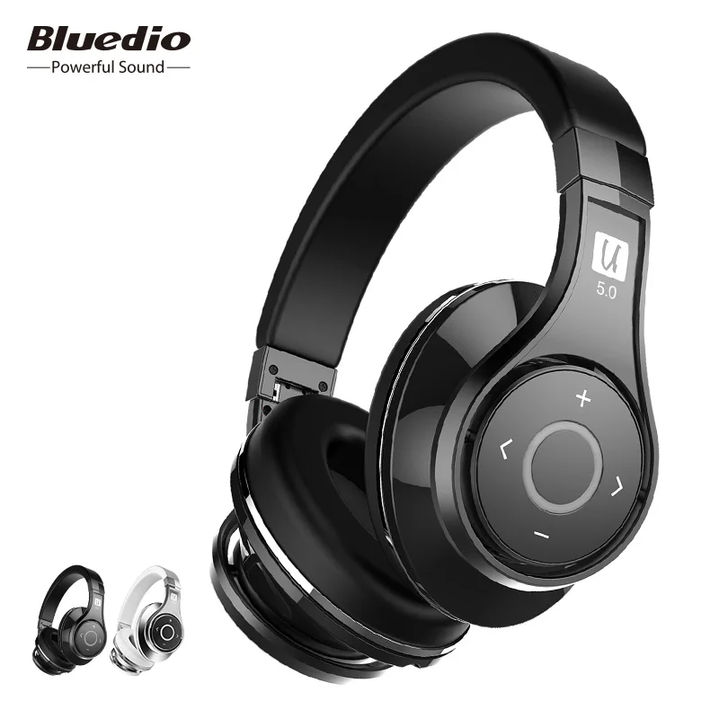 Bluedio U(НЛО) 2 Bluetooth наушники беспроводные высокого класса запатентованная 8 драйверы наушники с микрофоном для телефона голосового управления