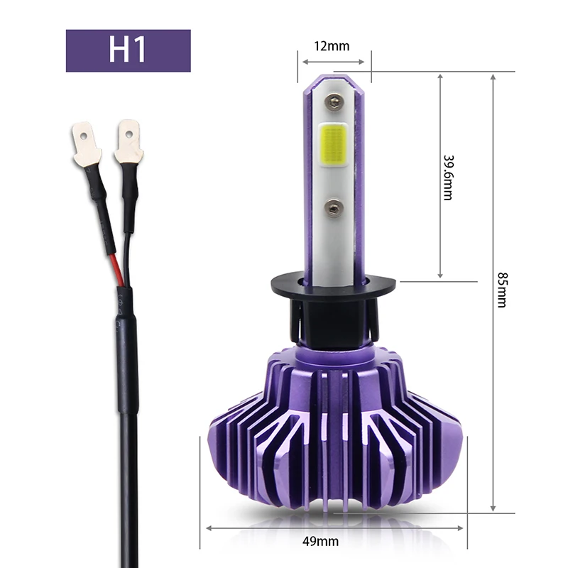 Braveway H4 H7 светодиодный светильник лампы для авто H1 H8 H11 HB3 9005 HB4 9006 Led H1 лампы светодиодные лампы для автомобилей Автомобильные фары светильник 12000LM