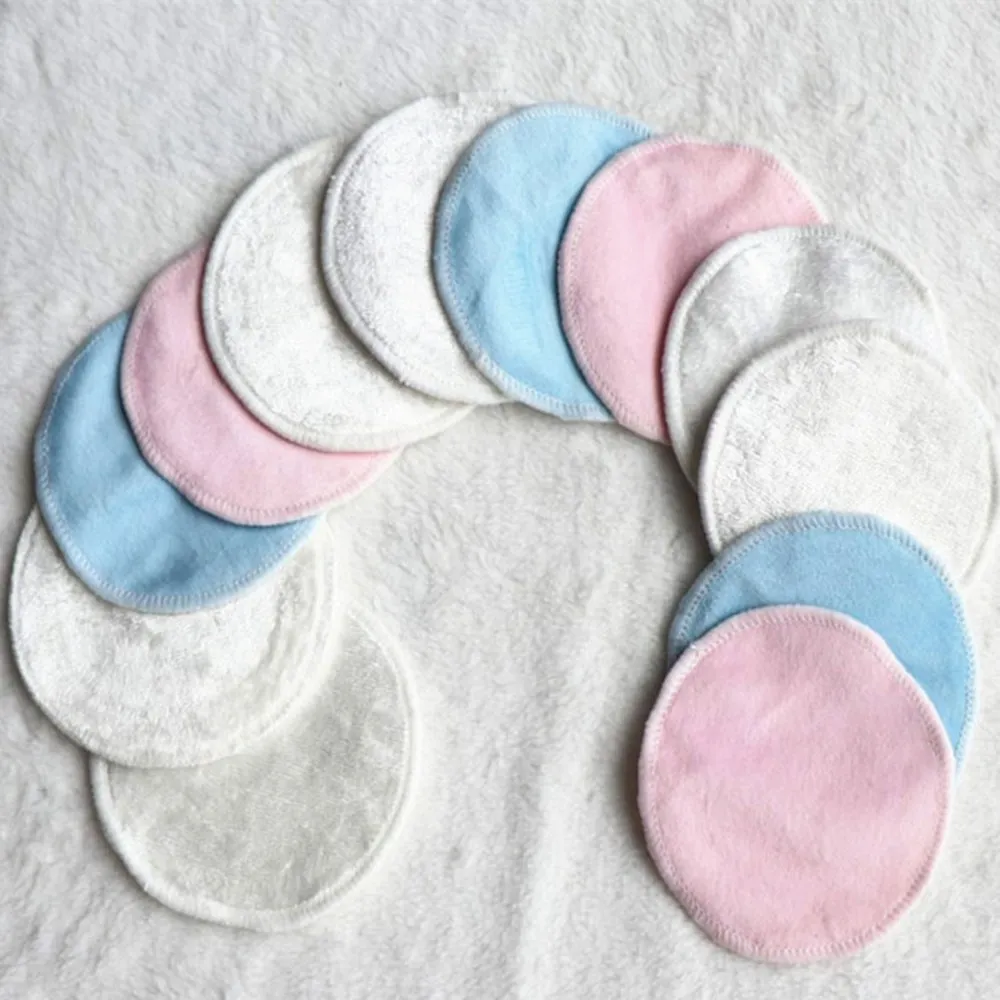 4Pcs/lot Reusable Make up Facial Remover Cotton Pads Puff Double layer Nail Art Cleaning Wipe Washable Natural Microfiber|Средство для