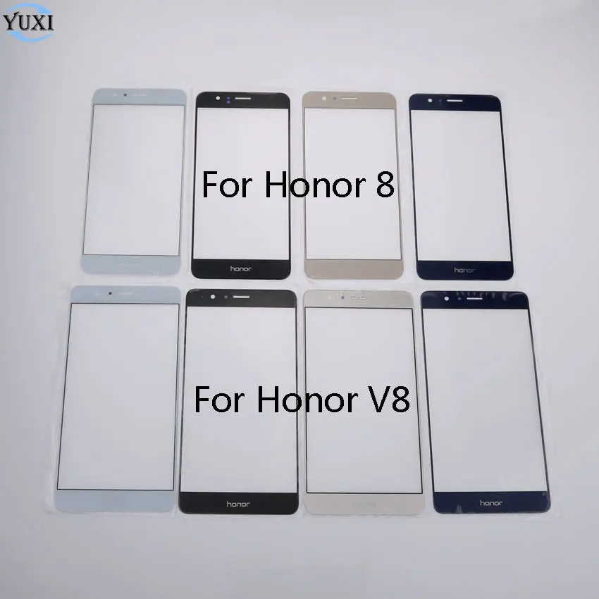 

YuXi High quality Replacement For Huawei Honor 8 V8 LCD Front Touch Screen Glass Outer Cover Lens