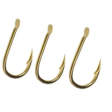 100 шт./партия, рыболовный крючок из высокоуглеродистой стали, муха карп, рыболовный крючок, размер#5, 6, 8, 10, золотой мини-крючок, рыболовный крючок для пресной воды