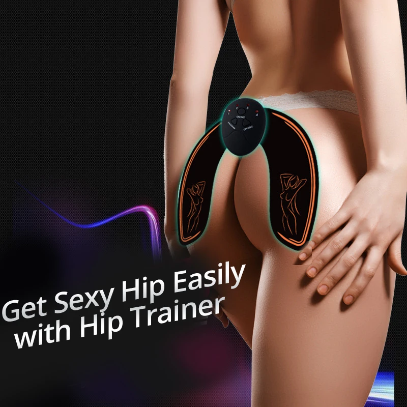 EMS Hip Trainer Ass Builder Buttock Tighter Lifter Massager Electric Vibration Muscle Stimulator Body Slimming Shaper