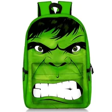 17 дюймов Бэтмен Халк рюкзаки детские школьные сумки рюкзак для девочек-подростков сумка для книг мужской женский рюкзак