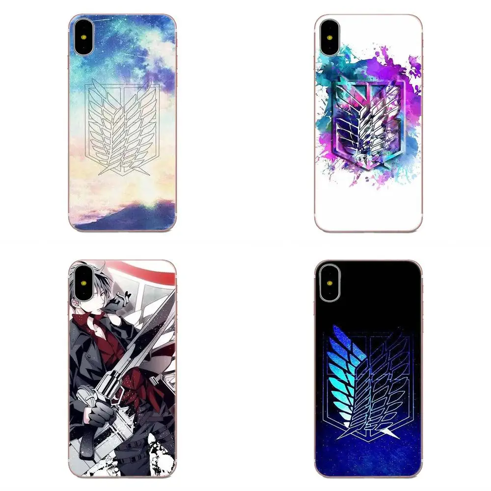

Smartphone Phone Transparent Cases Anime Attack On Titan For Xiaomi Mi3 Mi4 Mi4C Mi4i Mi5 Mi 5S 5X 6 6X A1 Max Mix 2 Note 3 4