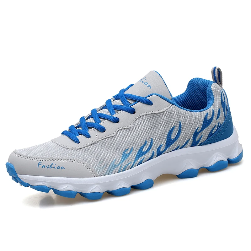 2017 New Men Mesh Running Shoes Comfortable Breathable Walking Sneakers