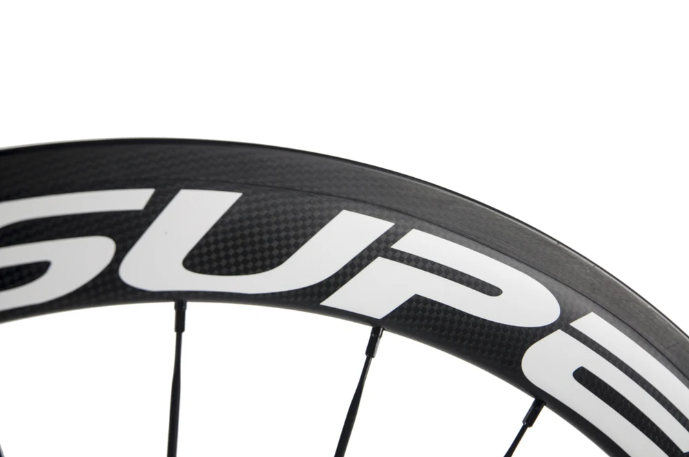 Cheap SUPERTEAM 700C 45mm Carbon Clincher Disc Brake Wheelset matte 37 Cheap SUPERTEAM 700C 45mm Carbon Clincher Disc Brake Wheelset matte 37