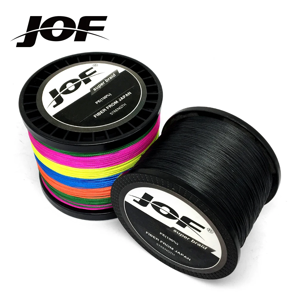 

JOF 8 Strand Japan Super Strong PE Braided Fishing Line Multifilament Fishing Line 1000m Braid Thread 8 Braid 22LB-78LB