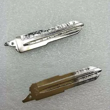 10 шт./лот лучший металлической заготовки балванки для ключей дистанционный ключ ключа Тип 104 для H5 нет. 104 лезвие