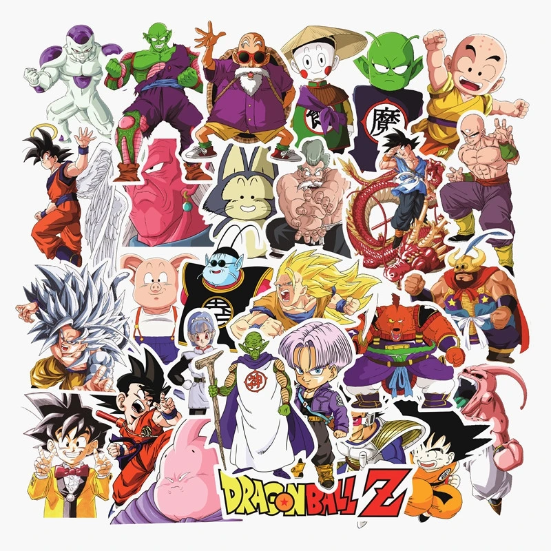 100 шт японский Dragon Ball Аниме Наклейка для скрапбукинга на холодильник ноутбук скейтборд каракули Водонепроницаемая наклейка игрушка-WTZ104