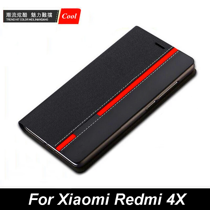 Чехол для Redmi 4X Роскошный кошелек сумка-подставка смешанные цвета флип-чехол из