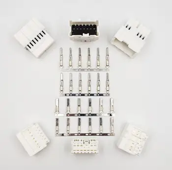 

1SET Car connector door panel A-pillar plug wheel spare tire hub subwoofer amplifier 12PIN hole connector