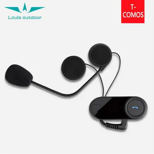 (1 комплект) Топ профессиональный Bluetooth мотоциклетный шлем Интерком гарнитура