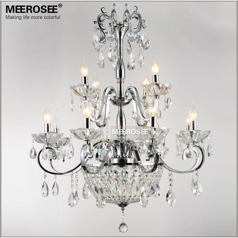 wrought iron crystal chandelier light fixture 2 tiers 12 e12 light fixture
