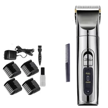 Профессиональная электрическая машинка для стрижки волос для мужчин, Детская перезаряжаемая керамическая машинка для стрижки волос