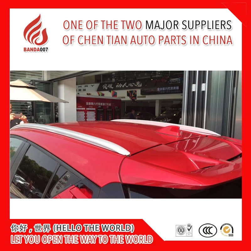 High quality Aluminium alloy sticker install side rail bar roof rack for C HR CHR 2017