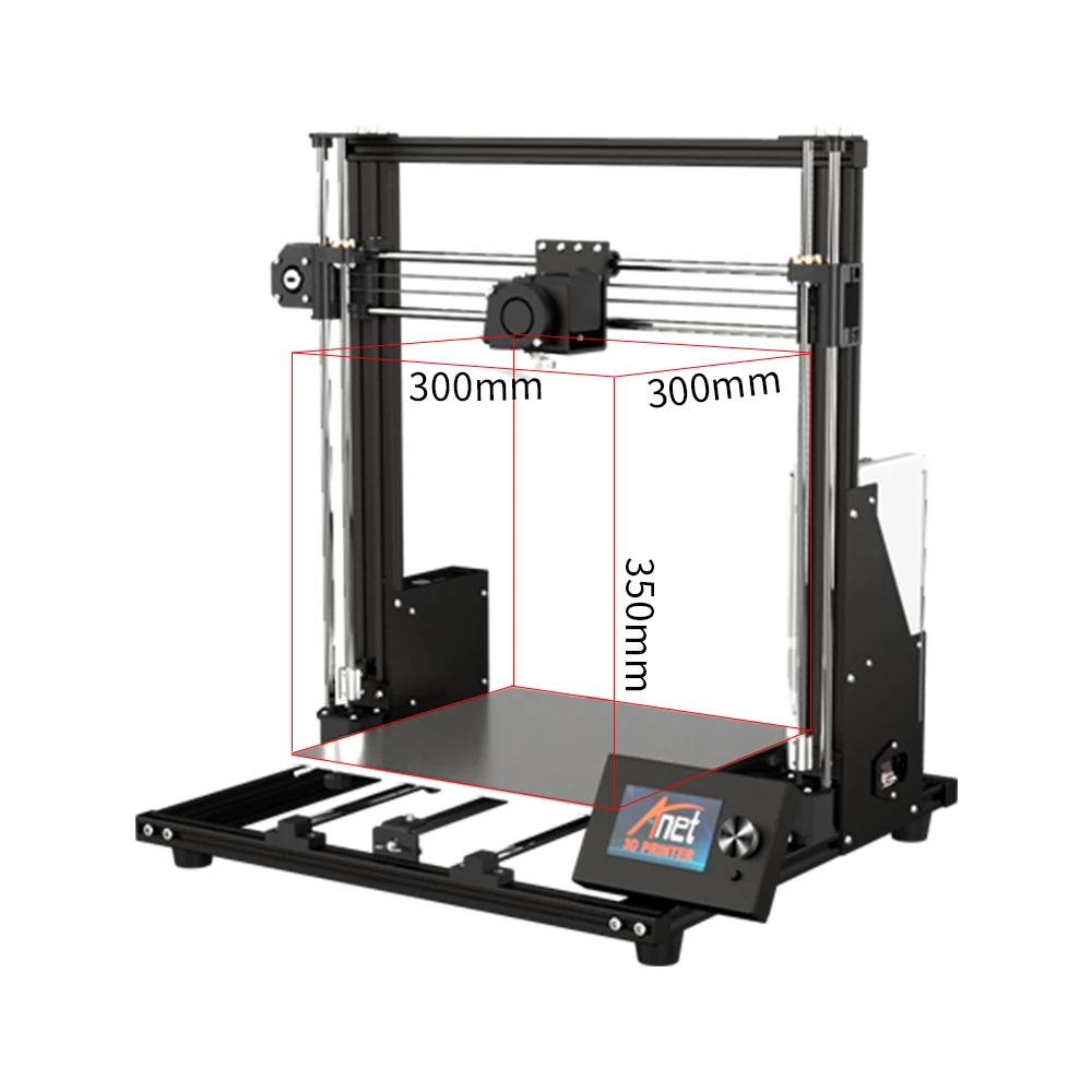 Большой принтер Dual Z Axis Motor Anet A8 Plus Настольный FDM DIY 3d принтер 3D комплект 8 Гб Micro SD карта офлайн принтер Prusa i3