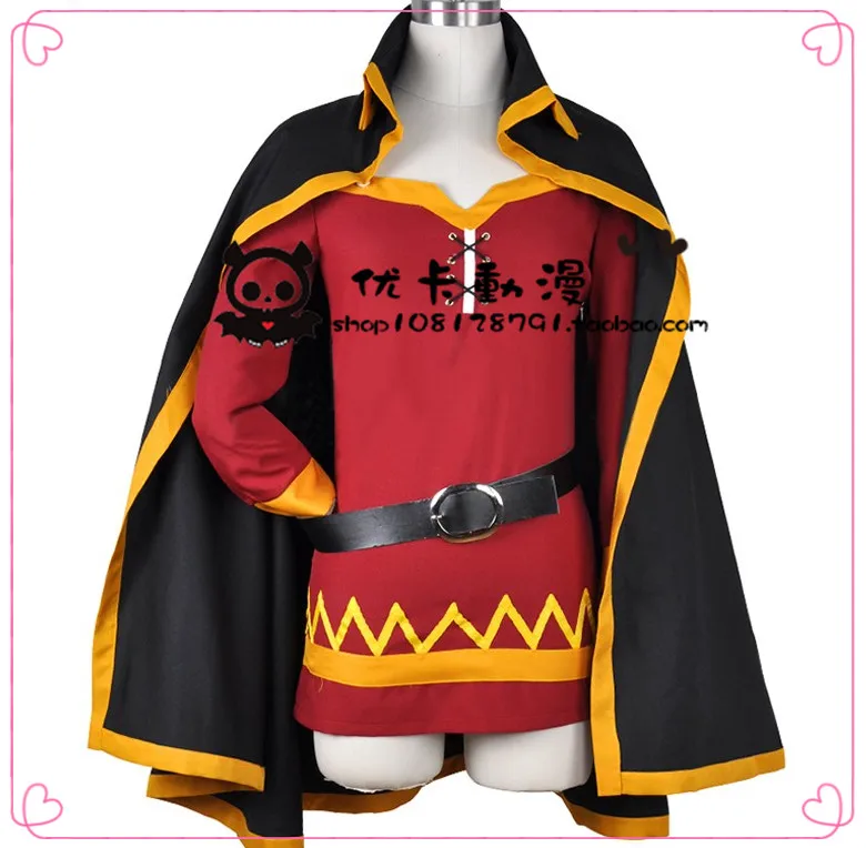 

KonoSuba God’s Blessing On This Wonderful World Megumin Cosplay Costume +Track