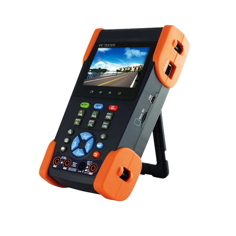 

New 3.5 inch IP AHD Analog CCTV tester monitor with Digital Multi-meter , Cable Tracer built-in wifi, Support 4MP IP Camera