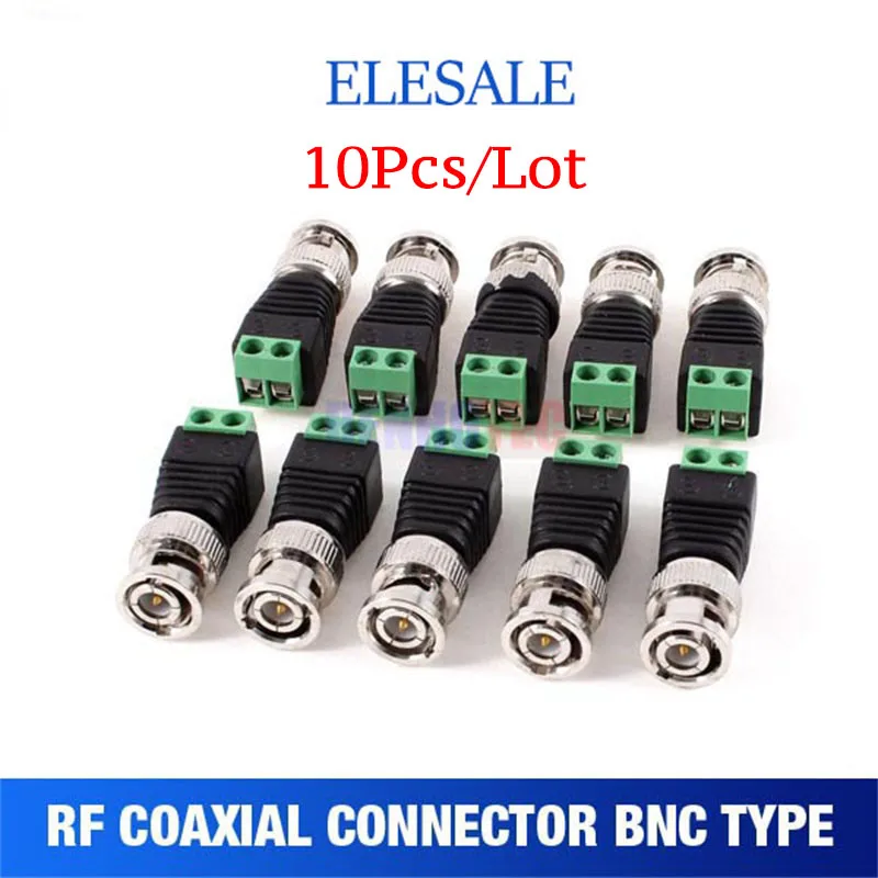 10 шт./партия мини адаптер для камеры видеонаблюдения|cat5 to bnc|cat5 bnccat5 video balun |