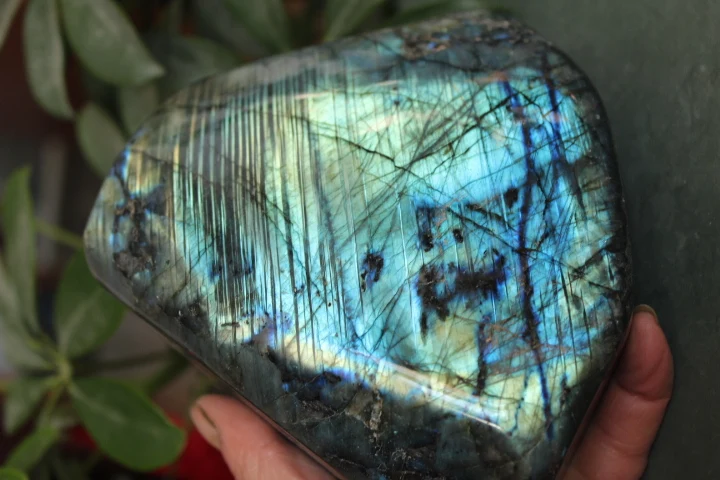 

(4.82lb) 100% Natural Labradorite Crystal Rough Polished