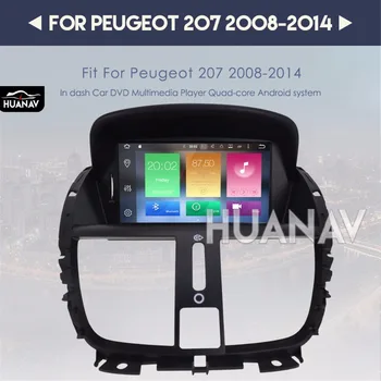 

Car DVD Player GPS navigation for Peugeot 207 2008-2014 2 din car radio GPS Android 8.0 Multimedia Stereo Satnav Headunit