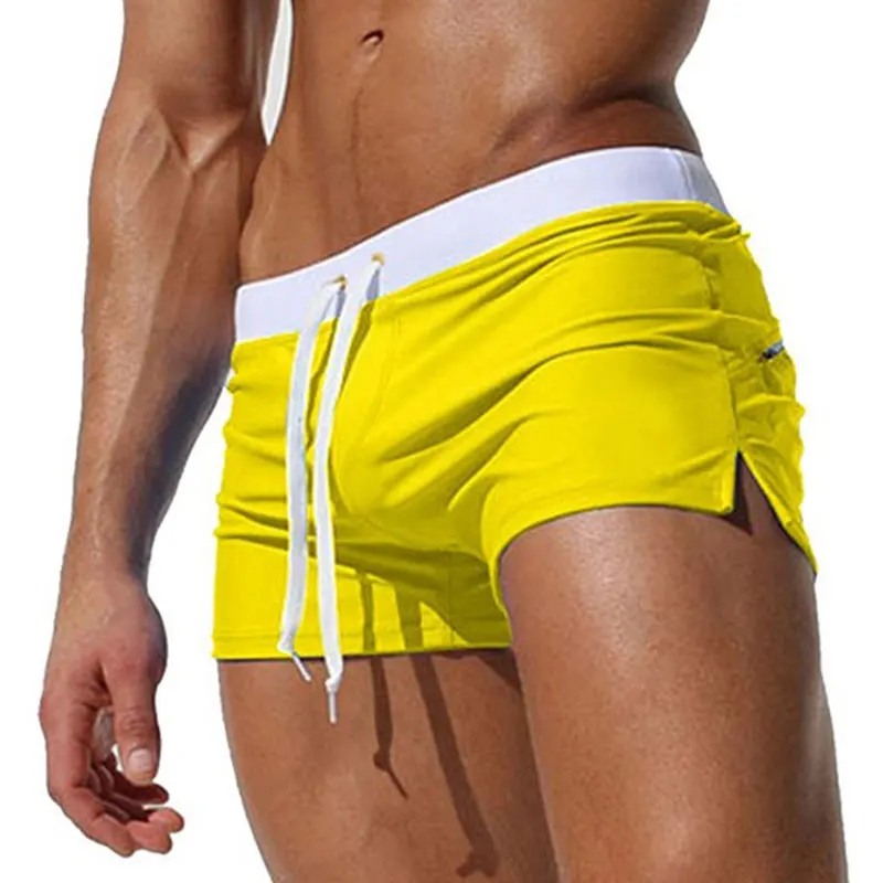 

New Summer Quick-drying Men's Swimming Shorts Surfboard Swimsuit Beach Short Men Running Gym Pants