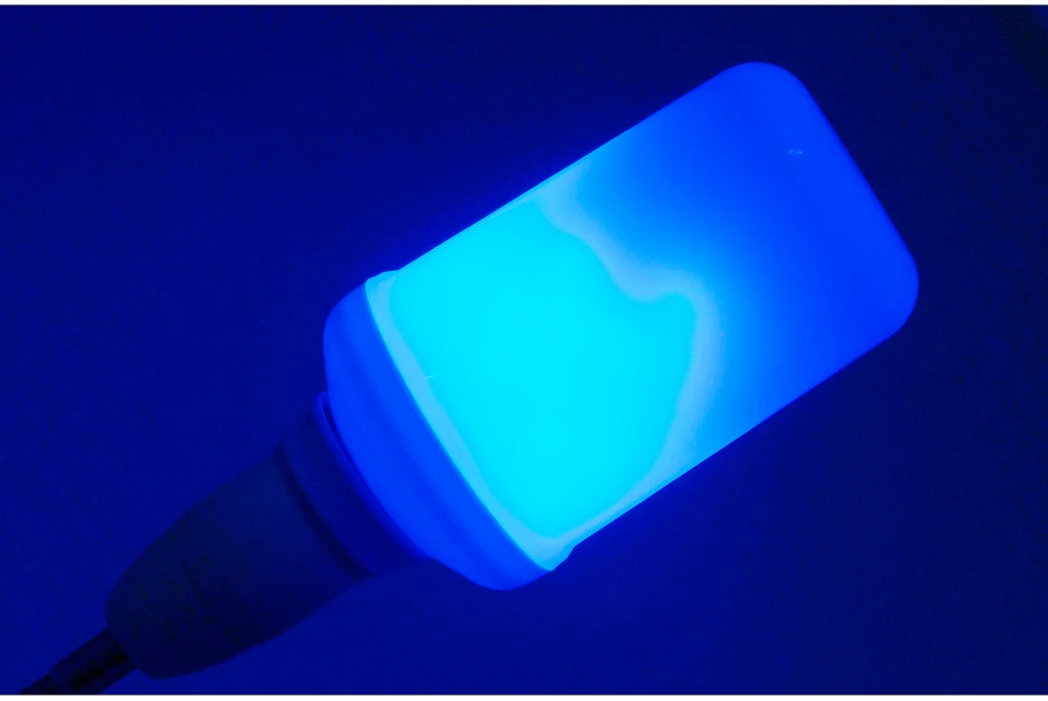 Vacamm E27 светодиодный синим пламенем эффект лампа творческий 3 режима + тяжести Сенсор огни пламени Винтаж Атмосфера декоративные лампы