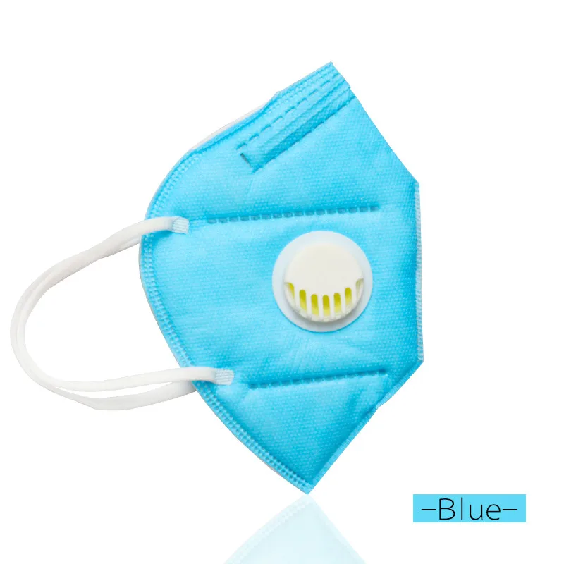 10 шт. пыленепроницаемые маски Анти-пыль дыхательный клапан Защитная крышка для лица красота и медицинский салон Ушная петля маски со ртом для лица макияж - Цвет: blue