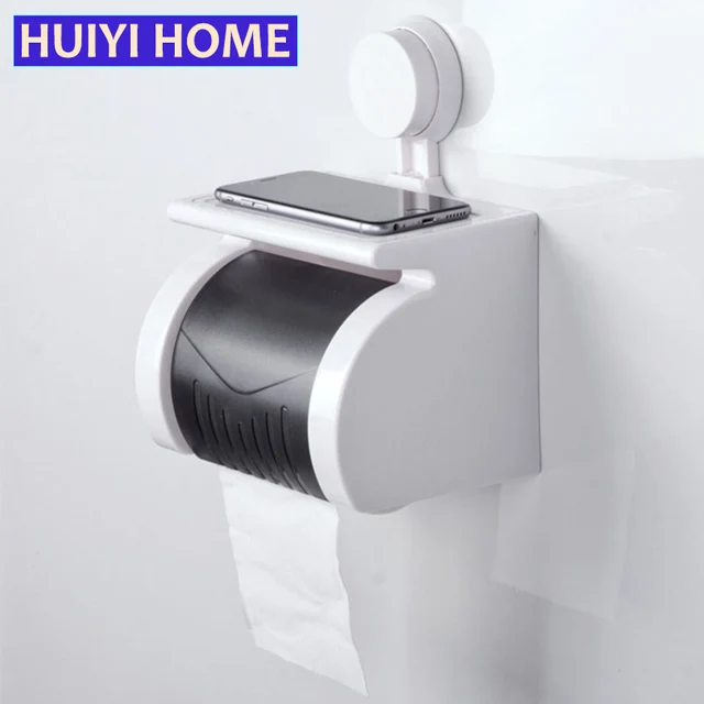 Huiyi Home Toilet Paper Holder Bathroom Plastic Er Phone Tissues Huiyi Home Toilet Paper Holder Bathroom Plastic Er Phone Tissues Wall Shelf Roll Storage Rack