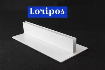 

Loripos 10pcs Metal Desk Sign Display Stand For Menu Catalog Poster Pop Advertising Price Tag Literature Picture Banner Frame
