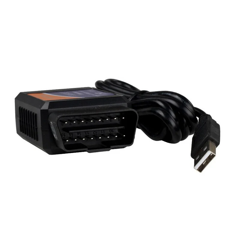 ELM327 USB V1.5 OBD2 Автомобильный сканер с диагностическим интерфейсом ELM 327 в 1,5 OBDII Diagnosti OBD2 читатель кода сканер