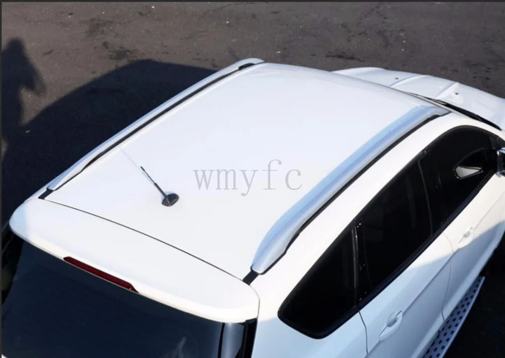 ل فورد إسكيب كوغا 2013 2014 2015 2016 سبائك الألومنيوم شريط سقف رف القضبان القضبان الجانبية سفر الأمتعة الناقل