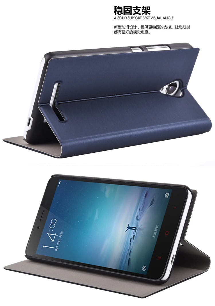 ل Xiaomi Redmi ملاحظة 3 برو جراب هاتف الفاخرة ضئيلة نمط محفظة خمر بو حقيبة جلد الوجه ل Xiaomi Redmi ملاحظة 3 غطاء حقيبة