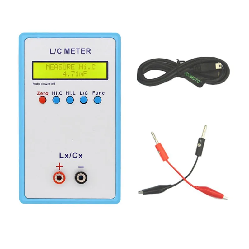 

LC200A Inductance Inductor Capacitance Capacitor L/C Multimeter Meter Tester Capacitance Digital LCR Meter