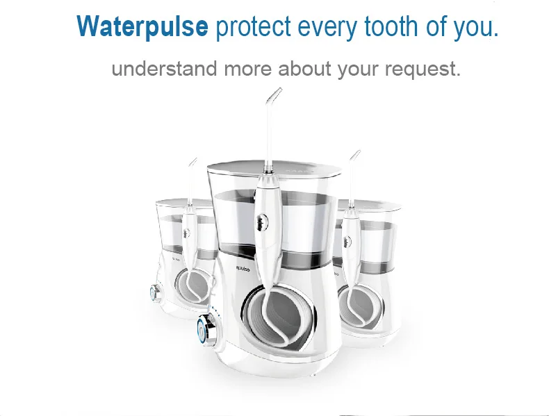 Waterpulse v660 água flosser irrigador elétrico oral