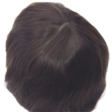 Free Shipping Natural Wave Brazilian Hair Pieces 7″*9″ Size Thin Skin Toupee