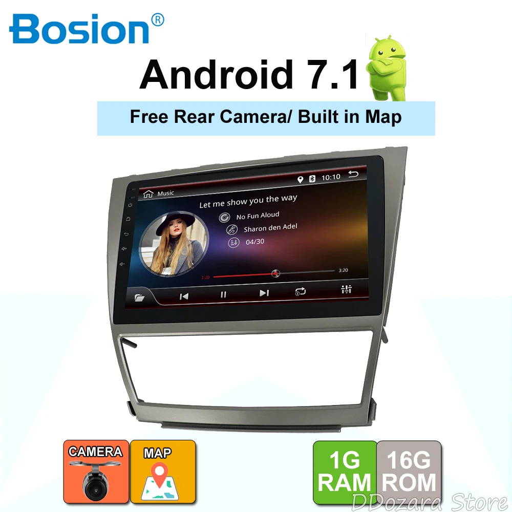 

Car Radio Multimedia 10.1" Android 7.1 2 Din Car multimedia player stereo GPS Navigation for toyota camry