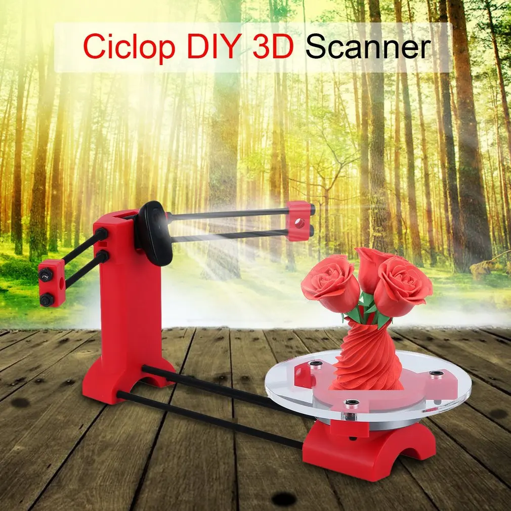 

3D Scanner Open Source Laser Plate Kit For Ciclop Printer Portable Advanced Laser Scanner Injection Molding Parts