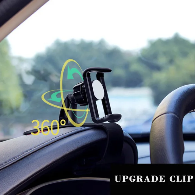 

Car Phone Holder Dashboard Mount Universal Cradle Cellphone Clip GPS Bracket Mobile Phone Holder Stand for Phone in Car