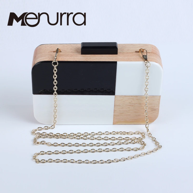 Black And White Top Handle Designer Handbags