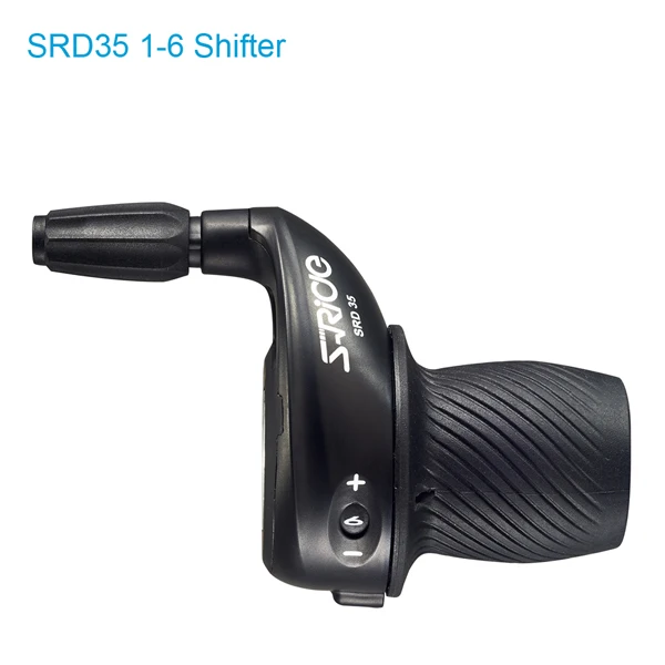 S-Ride Bike 3x6 speed Twist Shifter левая/правая поворотная ручка переключения передач пружинное переключение Совместимо с Shimano MTB SL-RS35 - Цвет: Black 1-6 Shifter