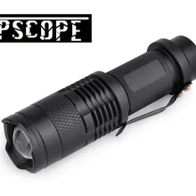 Тактический Мини-телескопический фонарик с зумом для пистолетов