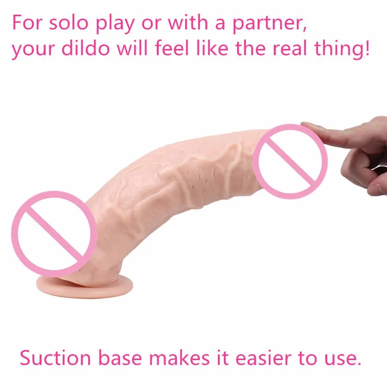 Kuper&Cherry Big Dildo Strong Suction Cup 270*60mm Huge Dildos Realistic Adult Game Female Sex Toys 1