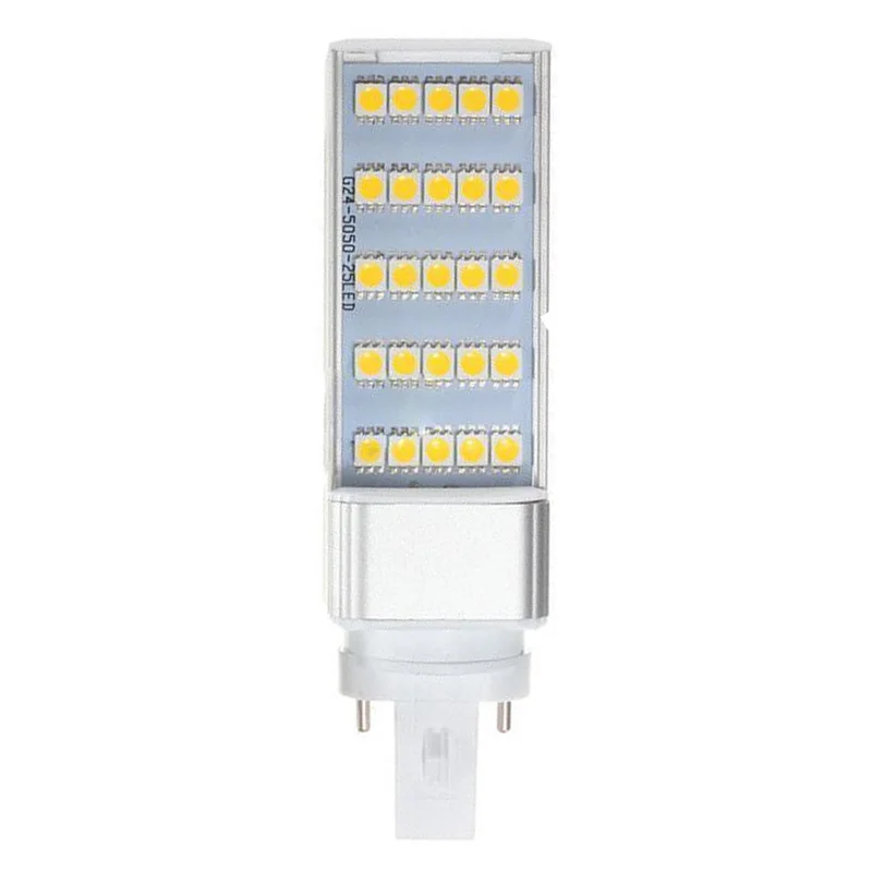 G23 5 Вт 5050 SMD белый светодио дный горизонтальный разъем лампы кукурузы дома потолочный теплый белый свет