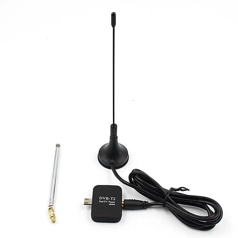 HD Digital TV Receiver USB DVB-T2 TV Stick for Android Phone Pad DTV Satellite Receiver Micro USB Watch TV DVB-T2 Signal HD809