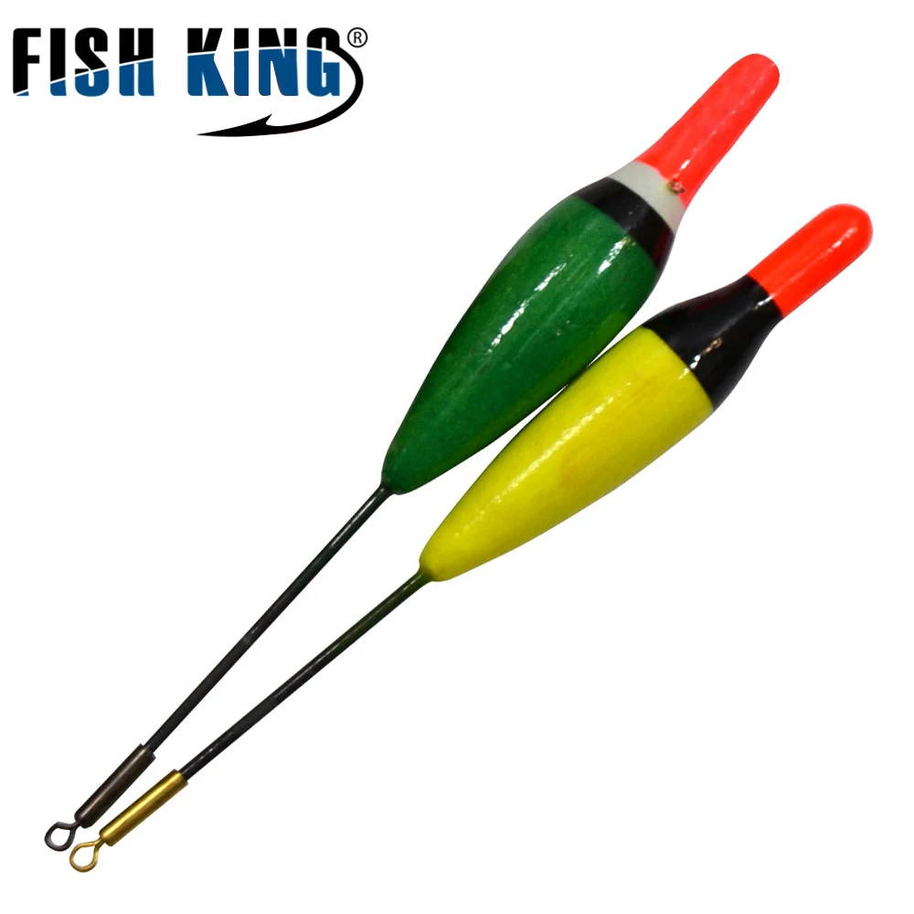 السمك الملك 10 قطعة/الوحدة 2 جرام 3 جرام الصيد تعويم ل المياه المالحة pesca الكارب معالجة بوبر flotteur بيكي acesorios